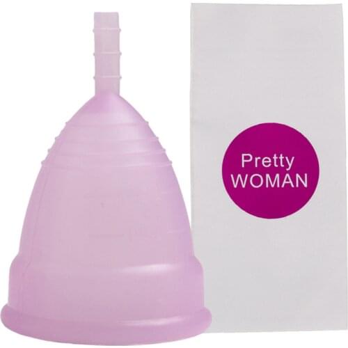 Medical Grade Silicone Menstrual Cup women Lady menstrual period cup Coppetta Mestruale Coupe hygiene menstrual cup