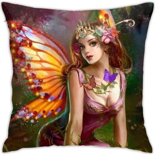 Butterfly Print Cushion Cover Sofa Seat Pillowcase Living Room Home Butterfly Decorative Accessories Pillow Cases 45x45cm