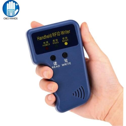 NEW 125Khz Handheld RFID ID Card Copier/ Reader/Writer Duplicator Programmer Support EM4305/T5577 key card token