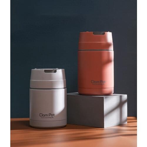 Stainless steel stewing beaker portable super long thermal insulation student bucket lunch box office worker stuffy pot