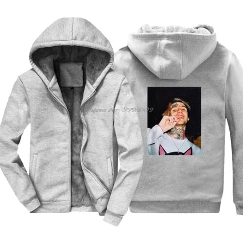 Rapper Lil Peep hoodie Rap Emo Trap Hip Hop Lil Peep Cool Hoodies Graphic Print Harajuku Winter Keep Warm Thicken Sweatshirts