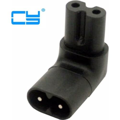 Figure 8 IEC IEC320 IEC 320 C7 to C8 90 Degree Up Down Angled Right Angle AC Power Adapter Connector Extension