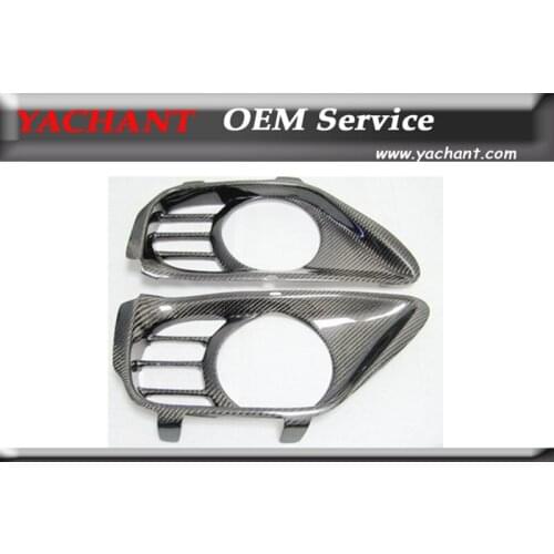 Car-Styling Carbon Fiber Rear Bumper Exhaust Heatshield Fit For 2008-2010 R35 GTR CBA MCR-Style Exhaust Suround