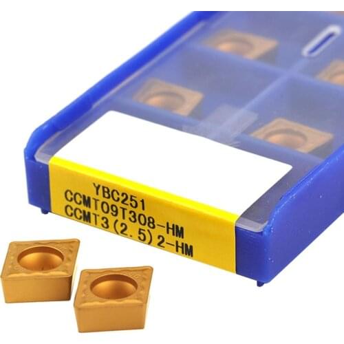 CCMT09T304 CCMT09T308 HM YBC251 YBC252 High-quality Carbide insert Hole Boring Tool for steel No Glitches Smooth Chip Evacuation