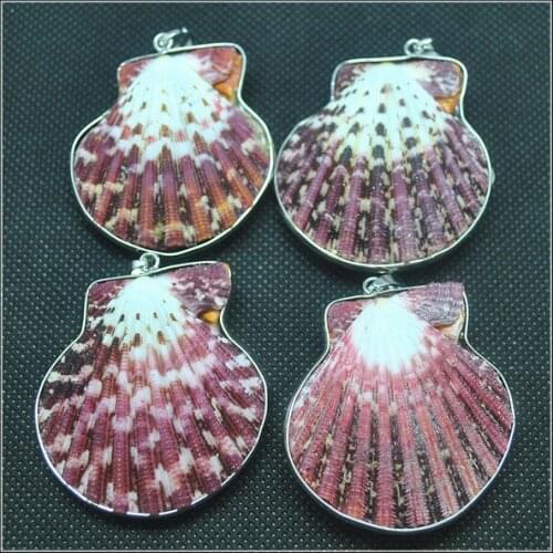 Nature red safflower shellfish shell beads pendants genuine organic seashell in oceans new pearl collections selling by piece