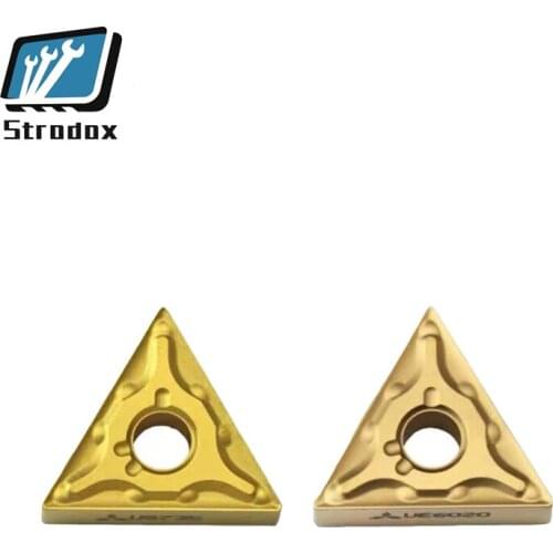 10Pcs/CNC freeshipping TNMG160408-MA UE6020 The high quality triangle inserts Triangular blade Milling cutter Turning tool