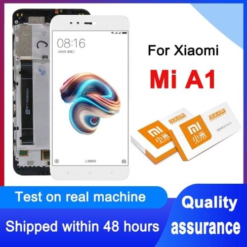 100% Tested 5.5'' Display Replacement For Xiaomi Mi A1 LCD Touch Screen Digitizer Assembly For Xiaomi Mi 5X Display Screen