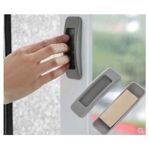 2pc nzlife Paste multi-purpose handle Home rectangular handle Glass door and window sliding door push-pull auxiliary door handle