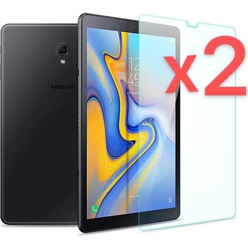 2Pcs Tablet Tempered Glass Screen Protector Cover for Samsung Galaxy Tab A 10.5 Inch T595/T590 Full Coverage of Protective Film