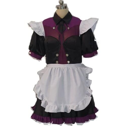 2019 Fate Grand Order FGO Scathach Cosplay Costume Scathach Maid Uniform Dress Halloween costume