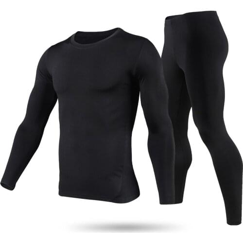 2021Motorcycle Mens wool liner thermal underwear set bottom winter Hot shirts ANd tops