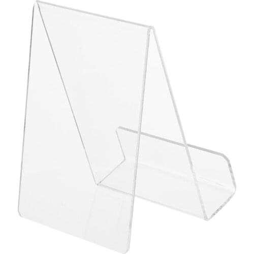 1Pc Acrylic Book Rack Practical Magazine Display Stand Simple Book Holder