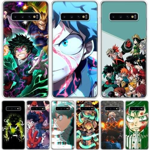 Boku no Hero Academia Phone Case for Samsung Galaxy S10 S20 Ultra Note 10 9 8 S9 S8 S7 J4 J6 J8 Plus Lite + Popular Cover Capa