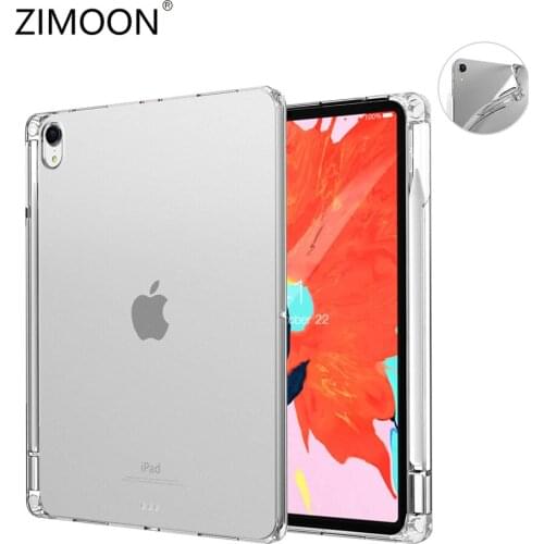 For New iPad Air 4 Case with Pencil Slot for iPad mini Soft Cover for iPad 9.7/10.2 Case for iPad Pro 9.7/10.5/11 Slim Cover