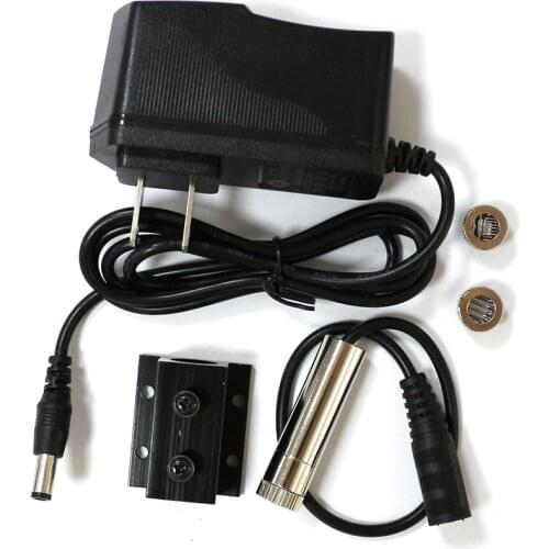 150mW 405nm Focusable Laser DOT line cross Module with US/EU Adapter Radiator