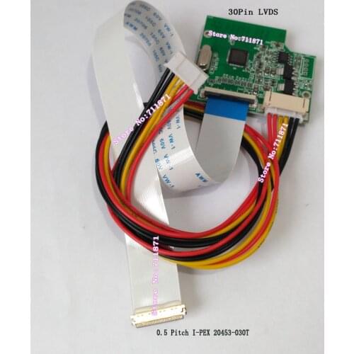 I-PEX 20453-030T eDP LVDS Adapter Plate Suite 30P 2 Lanes eDP LVDS Connector Adapter 20455-030E eDP Connect LVDS Control Board