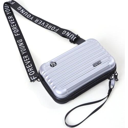 Trunk Small Bag Female Crossbody Shoulder Bag Personality Hand Clutch Mini Suitcase Box Square Women Long Wallet Purse