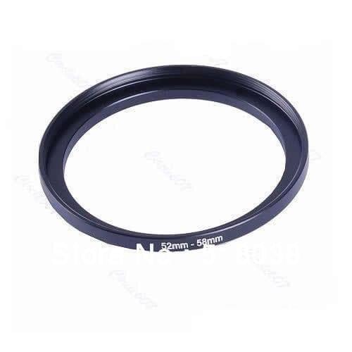 Metal 52mm-58mm Step Up Filter Lens Ring 52-58 mm 52 to 58 Stepping Adapter