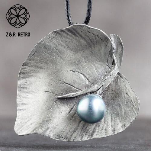 Leaf With Colored Bead Fashion Collar Necklace Womens Jewellery Pendant Jewelery Long Necklace for Valentines Day Gift Friends