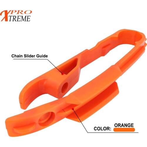 Motorcycle Orange Chain Slider Guide Swingarm For KTM 125 150 200 250 350 450 525 SX SXF 2011-2015 Dirt Bike Off Road