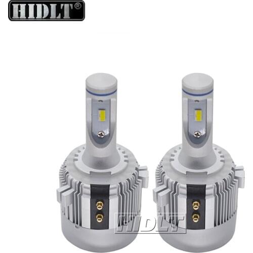 HIDLT Super Bright Car H7 LED Headlight Kit 6000K White No Error Canbus G2 H7 LED Headlamp Bulbs For VW Volkswagen Golf 6 Golf 7