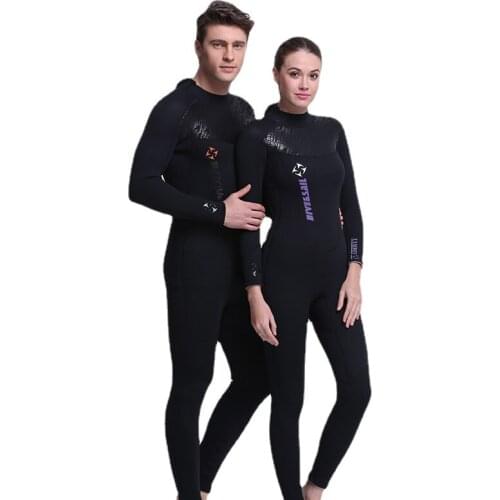 3MM Neoprene Wetsuit Men Diving Suit for Women Surfing Swimsuit Wet Suit for Swimming Suit Long Sleeve Surf Full Suit