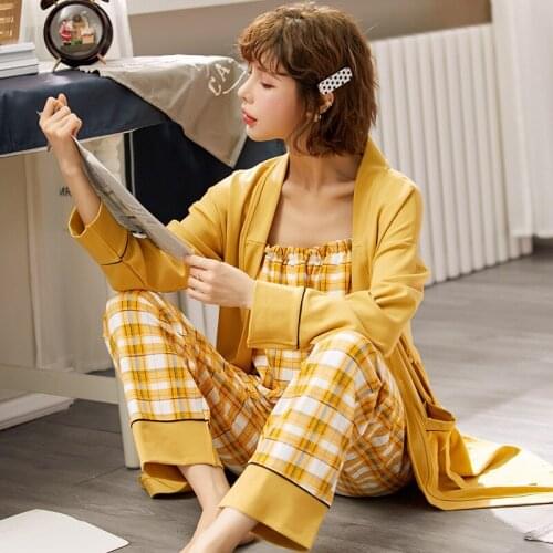 New Pajamas For Women Fashion Style Casual 100% Cotton Spring Autumn Home Pyjamas Woman Clothes Pijama Soft Ladies Sleepwear