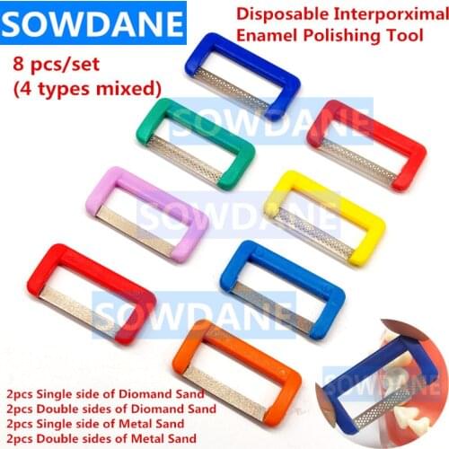 Disposable Dental Oral Adjacent Surface Polishing Strip Interproximal Enamel Polish Tool Molar Oral Removing Dirt Autoclavable