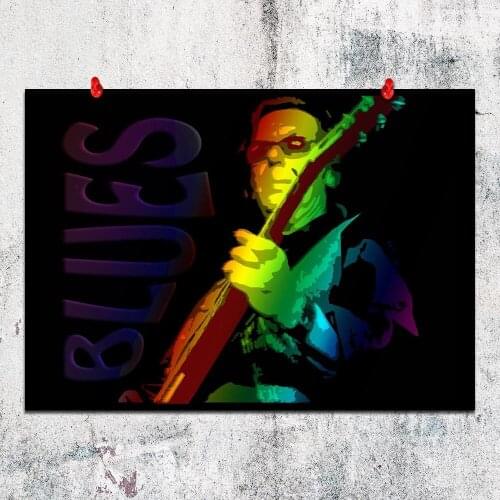 Canvas Poster The Blues Wall Art Painting Posters and Prints Nordic Wall Pictures for Home Decor