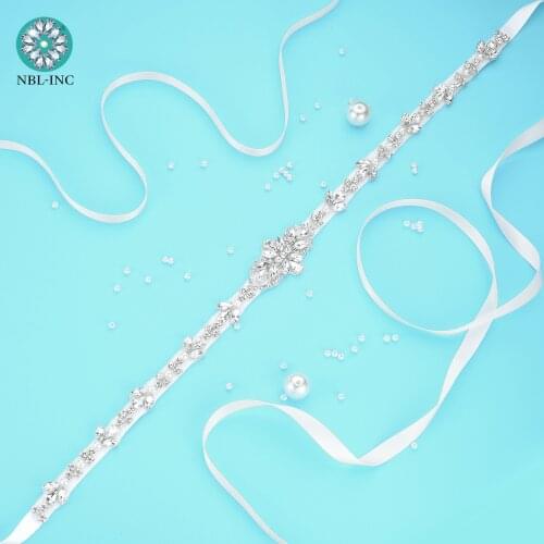 1PC) Rhinestone wedding dress bridal belt wedding with crystal diamond wedding belt sash accessory for wedding dress WDD1126