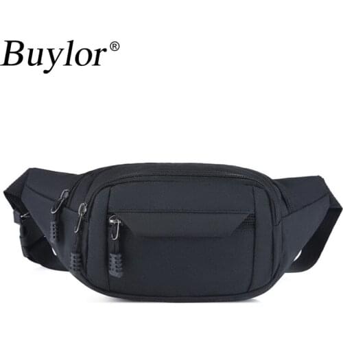 Buylor Waist Bag Oxford Waist Packs Simple Casual Fashion Ladies Fanny pack Designer Mobile Phone Bag