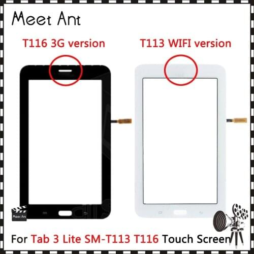 High Quality 7.0" For Samsung Galaxy Lite 3 T113 and Lite 4 T116 Touch Screen Digitizer Sensor Front Outer Glass Lens Panel