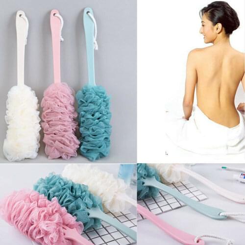 BODY BATH BRUSH BACK SCRUBBER SHOWER BRUSH 17-Inch Non-slip Handle for Men Women
