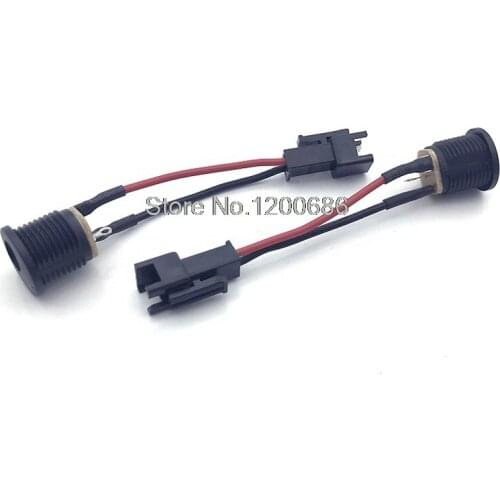 20CM 22AWG SM2.54 connector to dc jack 5.5/2.1 female connector 5.5 2.1 DC SM2.54 DC Socket Wiring Harnesses