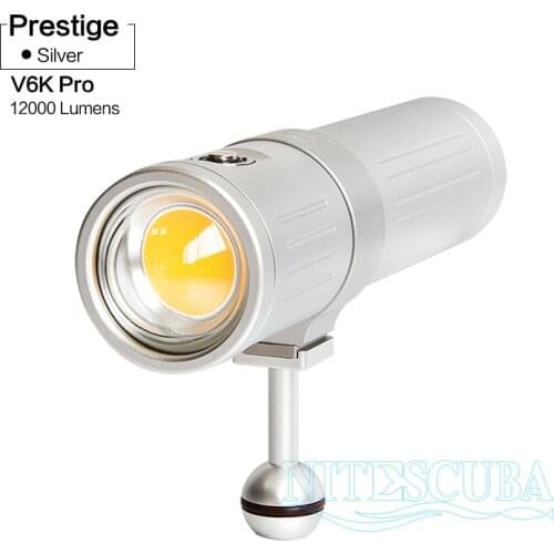 Scubalamp SUPE V6K Pro Video Light for Rx100 TG5 Gopro for Camera housing underwater photography light