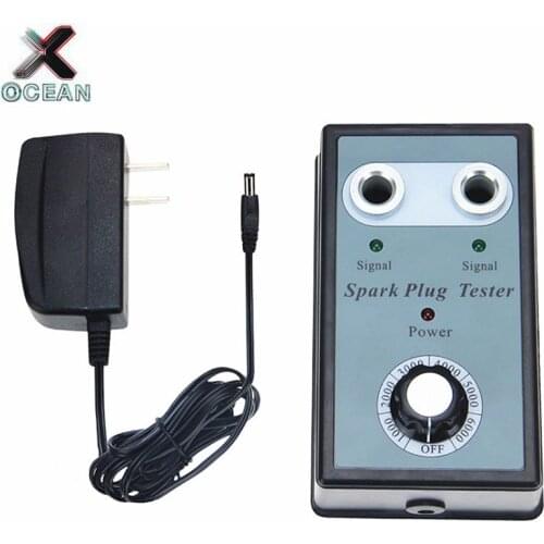 2019 Car Styling Spark Plug Tester Adjustable Double Hole 12V Gasoline Vehicles Car Spark Plugs Diagnostic Tool Power Adapter