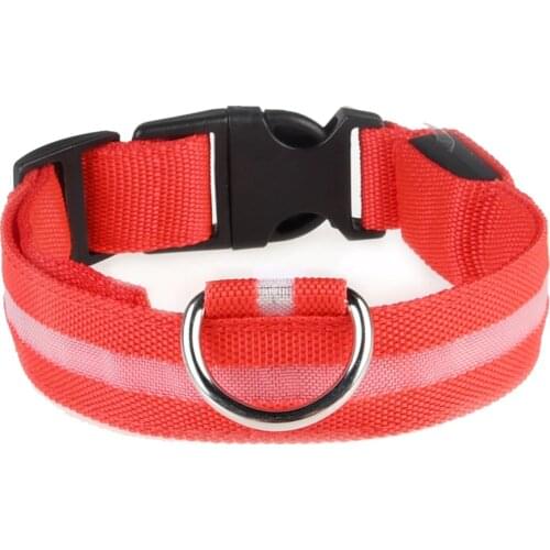 Pet Supplies Dog Light-Up Collar Rechargeable Led Collar Teddy Golden Retriever Large Medium And Small Dog Pet Collar