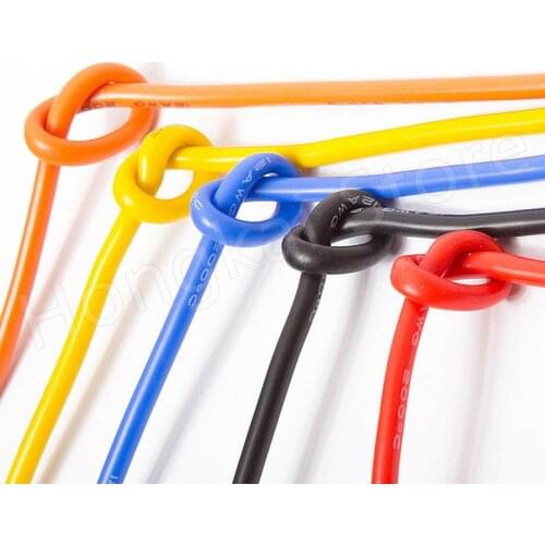 UL3239 Brown Flexible Silicone Cable Wire 30 28 26 24 22 20 18 16 14AWG Tinned Copper 3KV High Voltage Wires