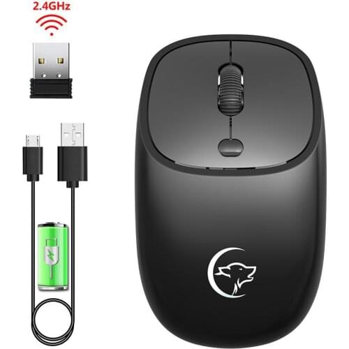 Ultra Thin DPI USB Optical Wireless Computer Mouse 2.4G Receiver Mini Slim Adjustable DPI Mouse for Mac PC Laptop