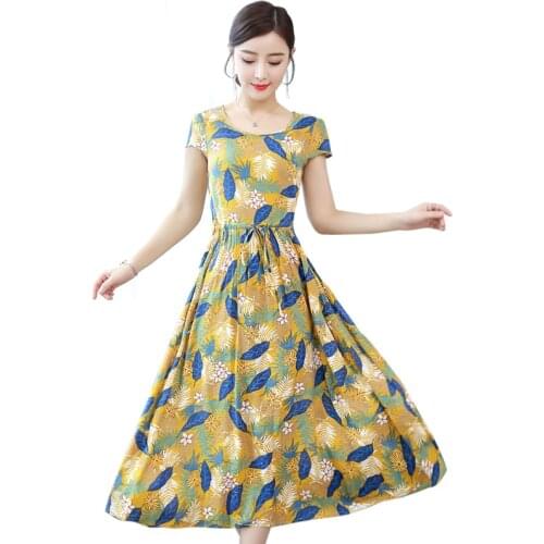 VBNFGH Linen Summer Dresses