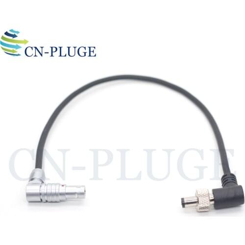 Rotatable 0B 2-pin elbow to DC2.5 with lock Cable for ATOMOS monitor , Video Devices PIX-E7/PIX-E5