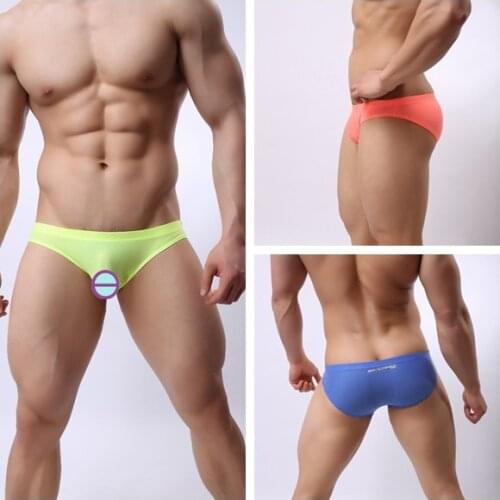 High-quality nylon briefs Brave Person brand underwear men briefs fashion sexy mens briefs jacquard underpants