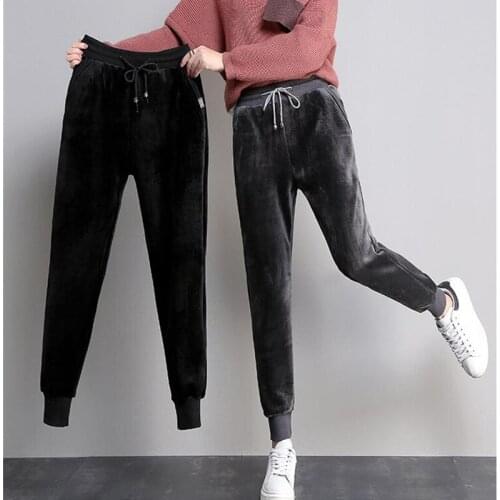 Женские бархатные брюки YAGENZ China At AliExpress