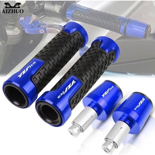YZF R15 Motorcycle 7/8" 22MM Handlebar Hand Grip Handle Bar End Cap Plug FOR YAMAHA YZFR15 YZF-R15 2008-2016 2015 2014 2013 2012