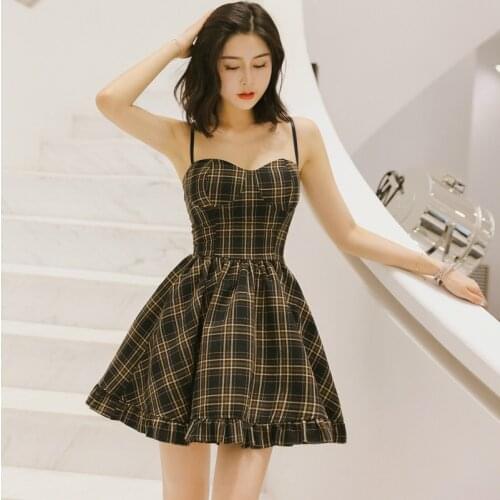 2020 New Print A Line Summer Dress Women Sleeveless Slip Mini Dress Ladies Strapless Vintage Short Dinner Dresses for Women Robe