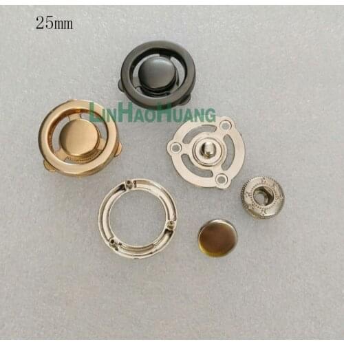 20sets 25mm Metal Buckle clothes DIY Needlework Sewing Supplies handmade Bag purse hand sewing buttons botones 2017062201