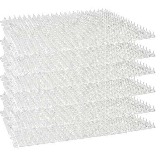 6pcs/lot Cat Repellent Outdoor Scat Mat Pet Deterrent Mat Train Spike #W0