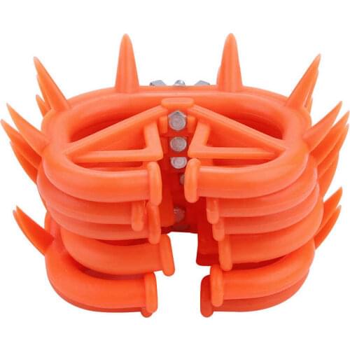 6 Pcs Farm Animal Equipment Red Durable Plastic Calf Cow Cattle Weaning Weaner Anti Sucking Milking Stop Kit Farm Products