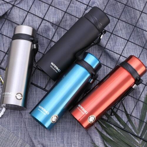 750ML Business Vacuum Flask Double Stainless Steel Tumbler Portable Insulated Cup Office Thermos Tea Bottle Coffee Travel Mug