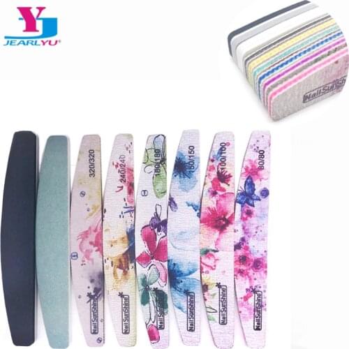 8pcs/lot Nail File Set For Manicure Professional Accessory Nail Buffer Nail Files Kit Sanding File Block Grinding Polish